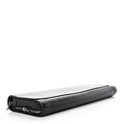 Balenciaga Calfskin Oversized Clutch With Chain Black 3 of 4