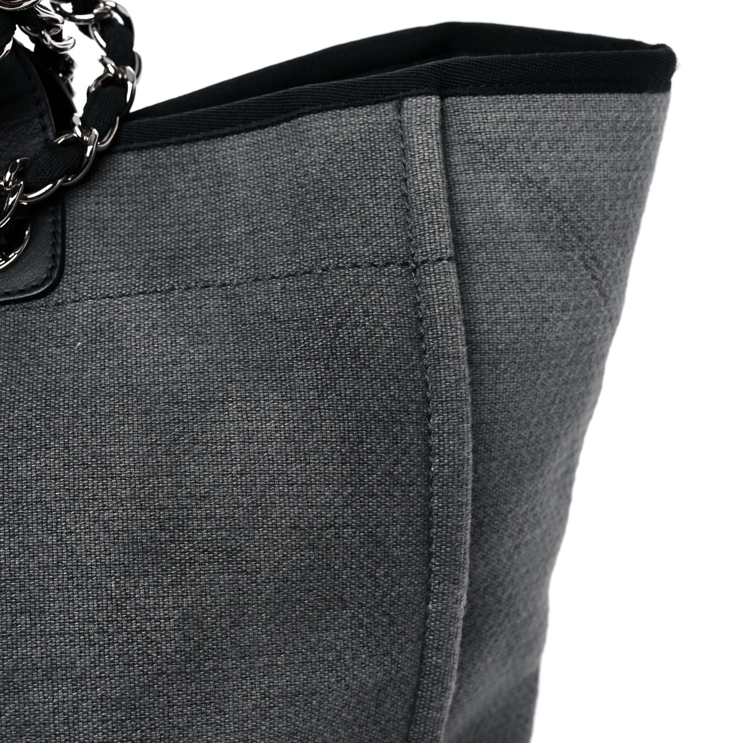 Canvas Medium Deauville Tote Grey