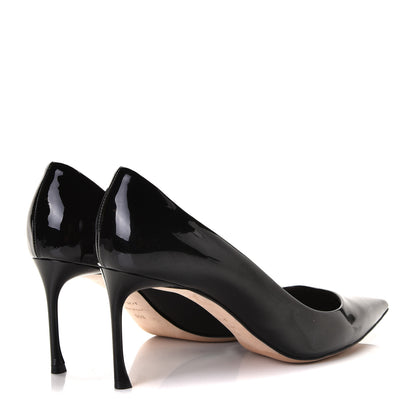 Christian Dior Patent Dioressence Pointed Toe Pumps 39.5 Black 3 of 12