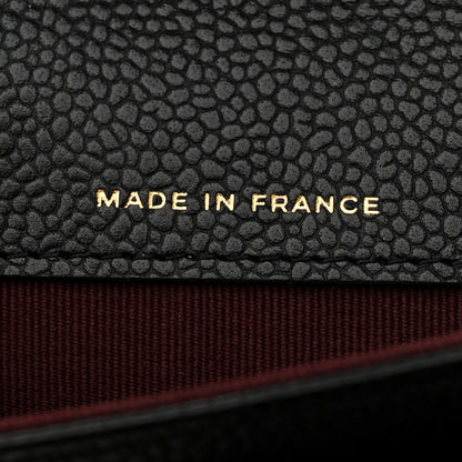 Chanel Caviar Quilted Flap Card Holder Wallet Black 7 of 9