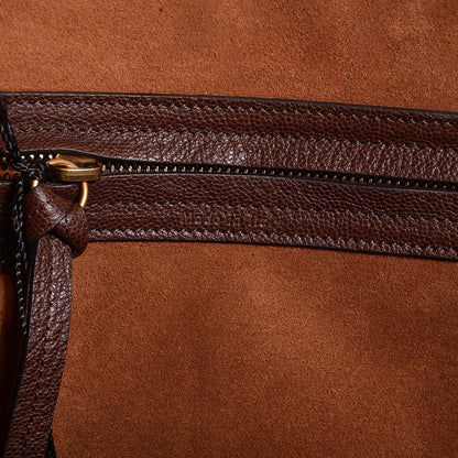 Celine Shiny Grained Calfskin Medium Phantom Luggage Brown 6 of 9