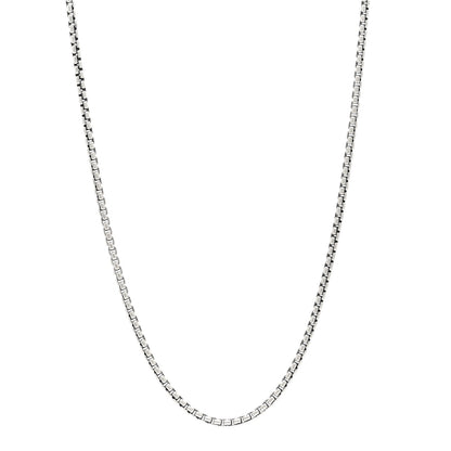 David Yurman Sterling Silver 14K Yellow Gold 2.7mm Small Box Chain Necklace 18" 1 of 4
