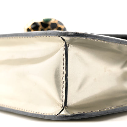 Bulgari Metallic Serpenti Forever Small Shoulder Bag Silver 9 of 16