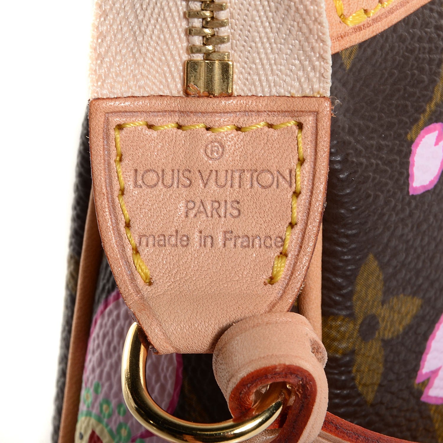 Louis Vuitton Monogram Cherry Blossom Pochette Accessories Brown 6 of 7