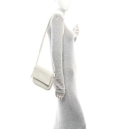 Bottega Veneta Nappa Intrecciato Cobble Messenger Bag White 2 of 10