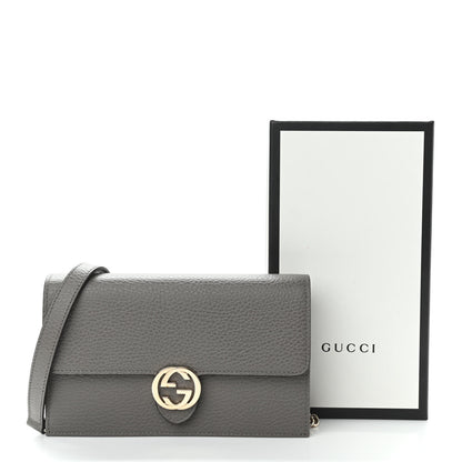 Gucci Dollar Calfskin Interlocking G Chain Wallet Loess 11 of 11