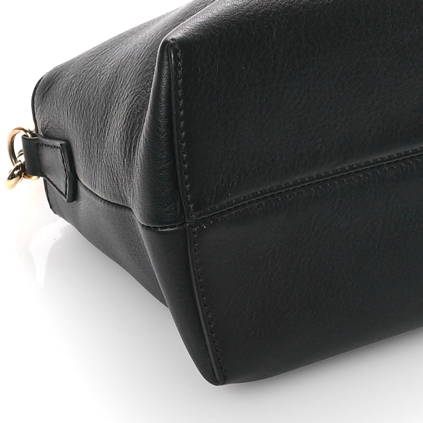 Vitello Dolce Chain Medium By The Way Boston Bag Black Grigio