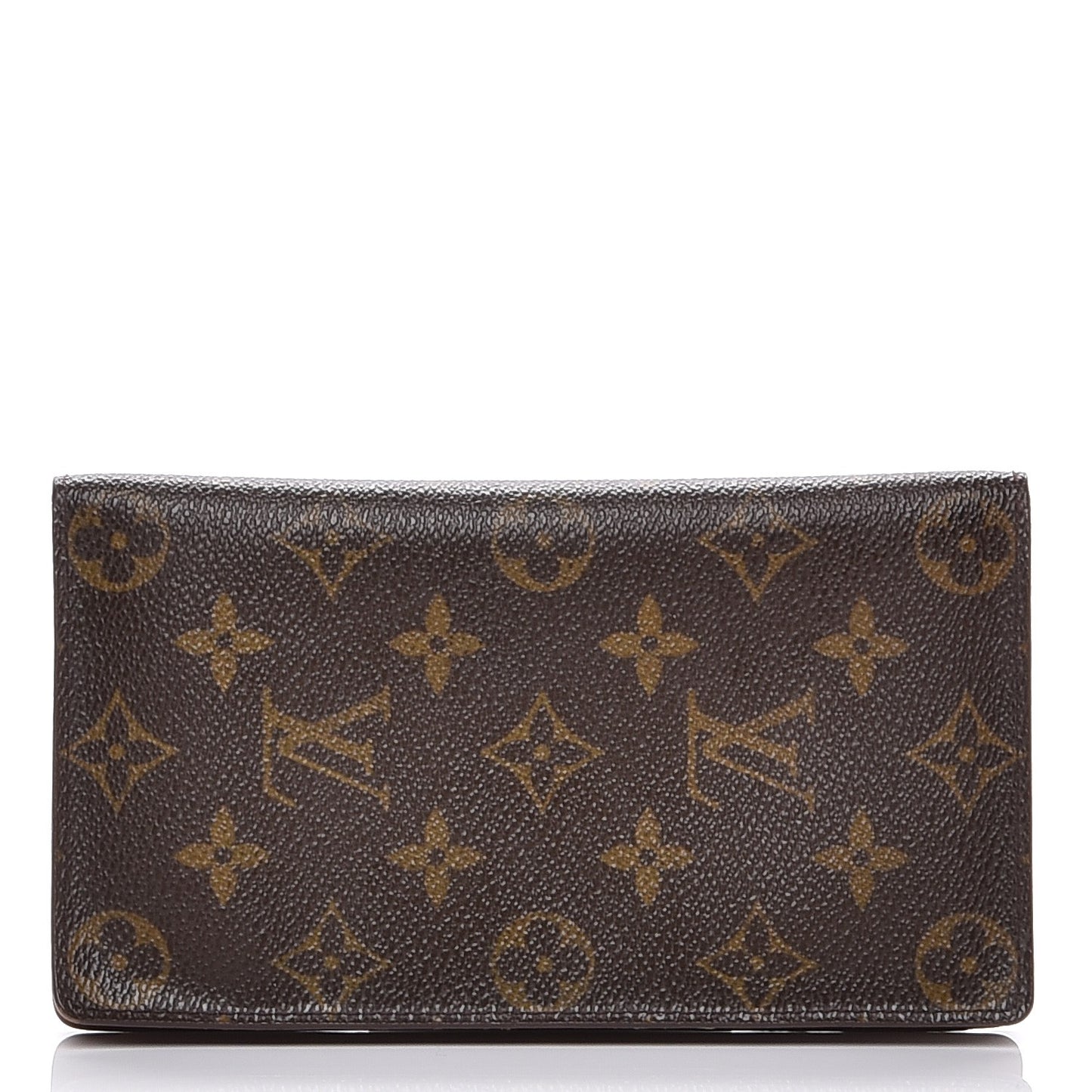 Monogram Porte Chequier Cartes Credit European Checkbook Wallet