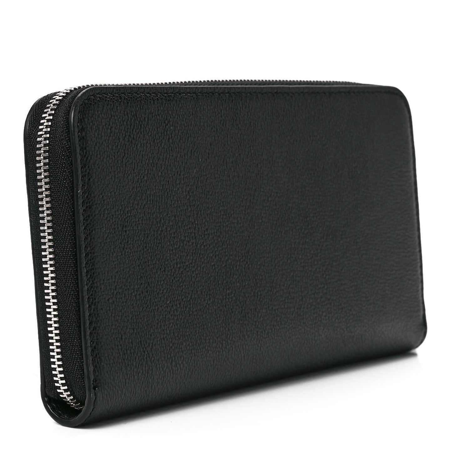 Soft Grain Elmore Zip Around Wallet Black