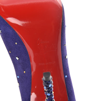 Christian Louboutin Veau Velours Gravitanita 100 Pumps 35.5 Version Encre 6 of 7