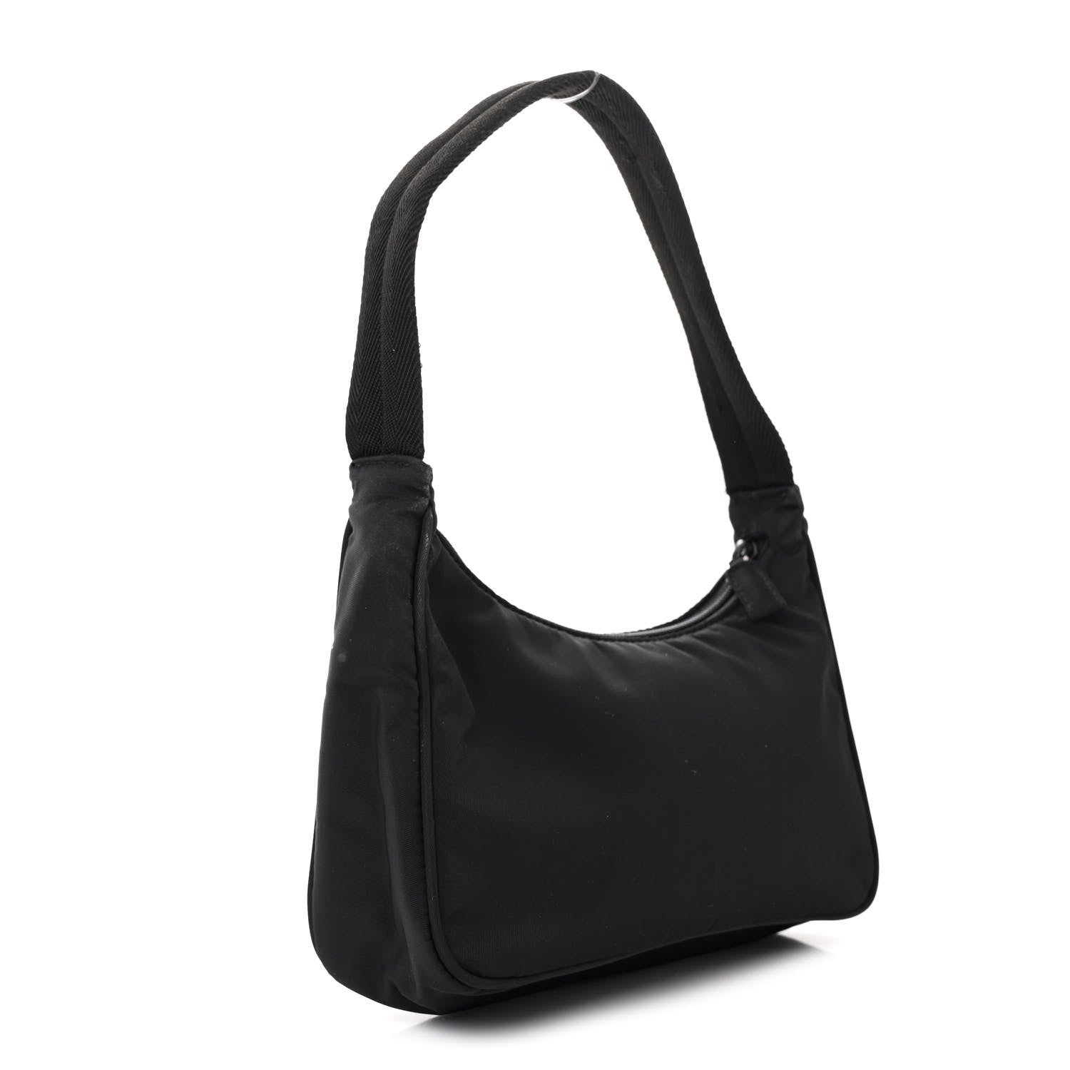 Prada Tessuto Nylon Mini Re-Edition 2000 Bag Black 3 of 14