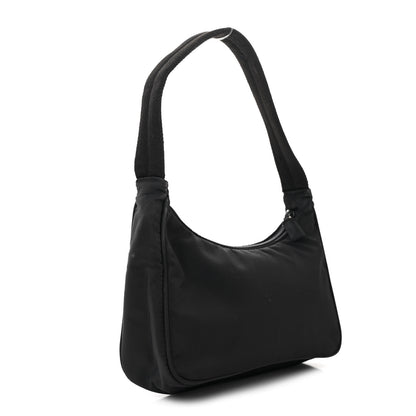 Prada Tessuto Nylon Mini Re-Edition 2000 Bag Black 3 of 14