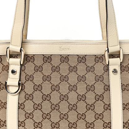 Gucci Monogram Medium Abbey Tote Off White 8 of 10