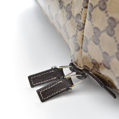 Gucci Crystal Monogram Backpack Dark Brown 12 of 13