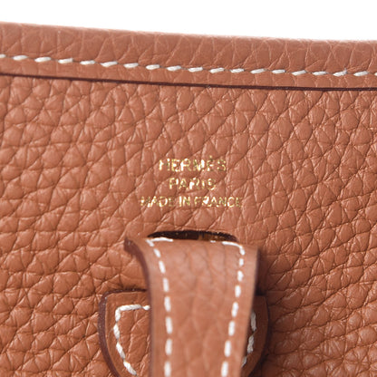 Hermes Taurillon Clemence Evelyne TPM Gold 7 of 11
