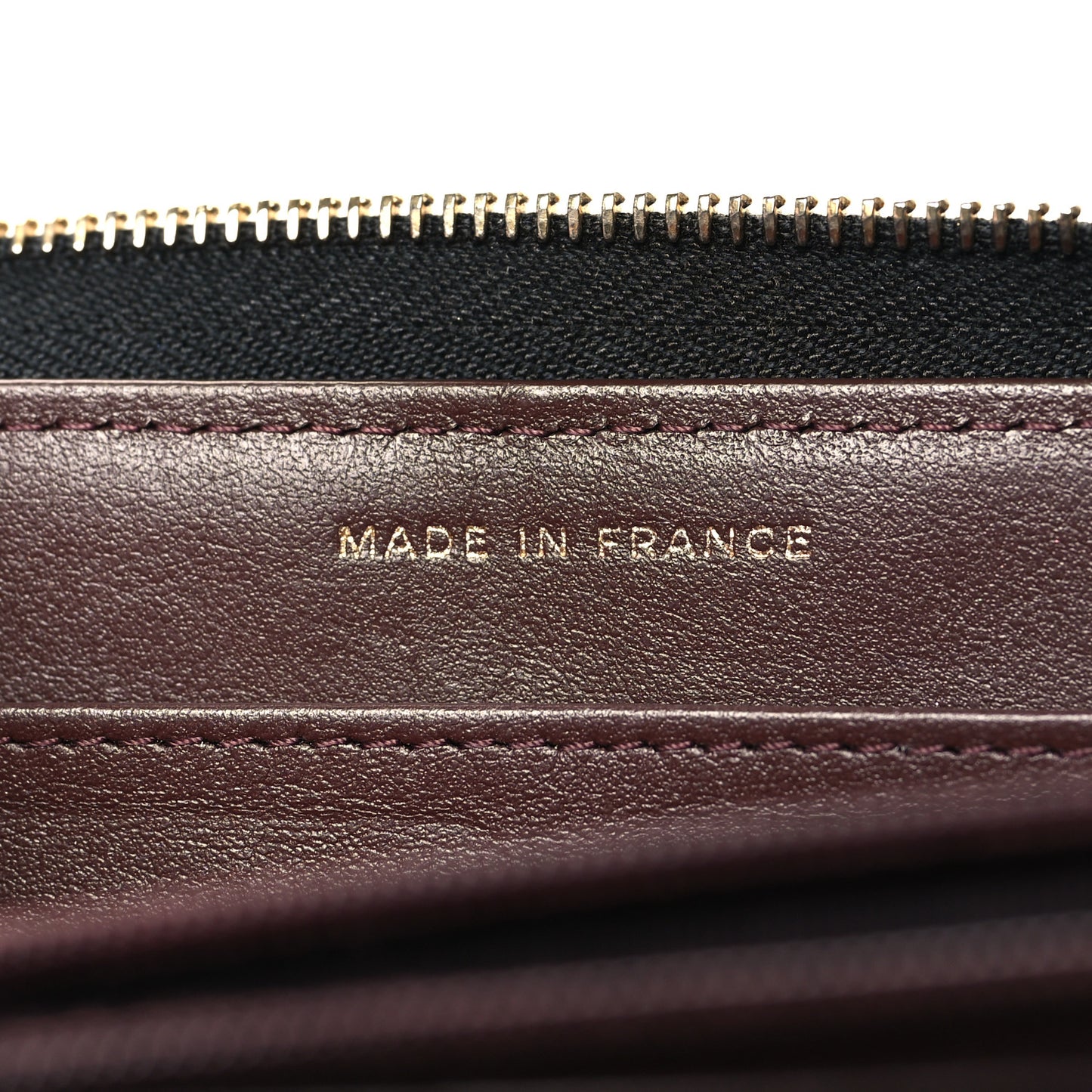 Caviar Quilted Large Gusset Zip Around Wallet Black