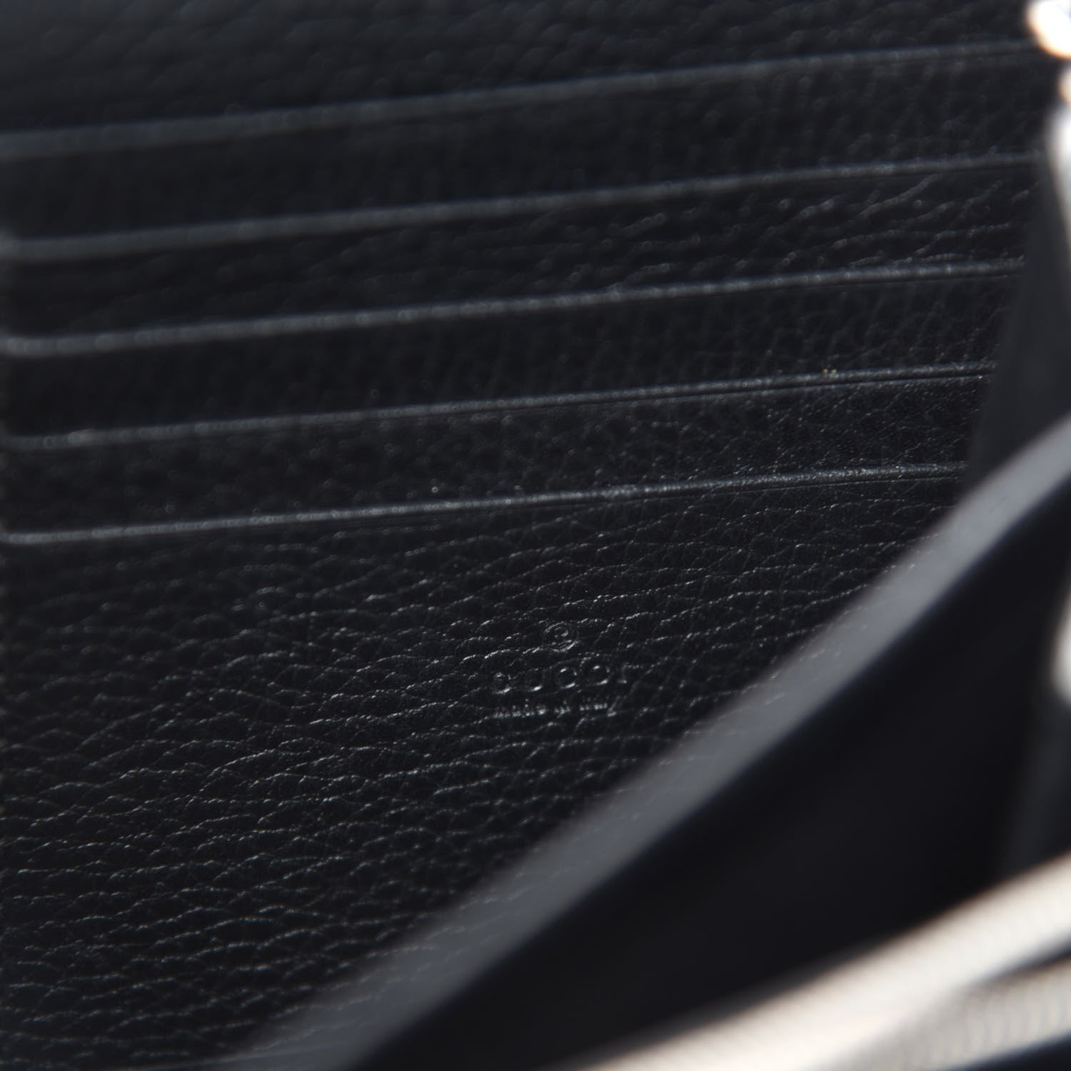 Gucci Calfskin Mini Dionysus Chain Wallet Black 8 of 10