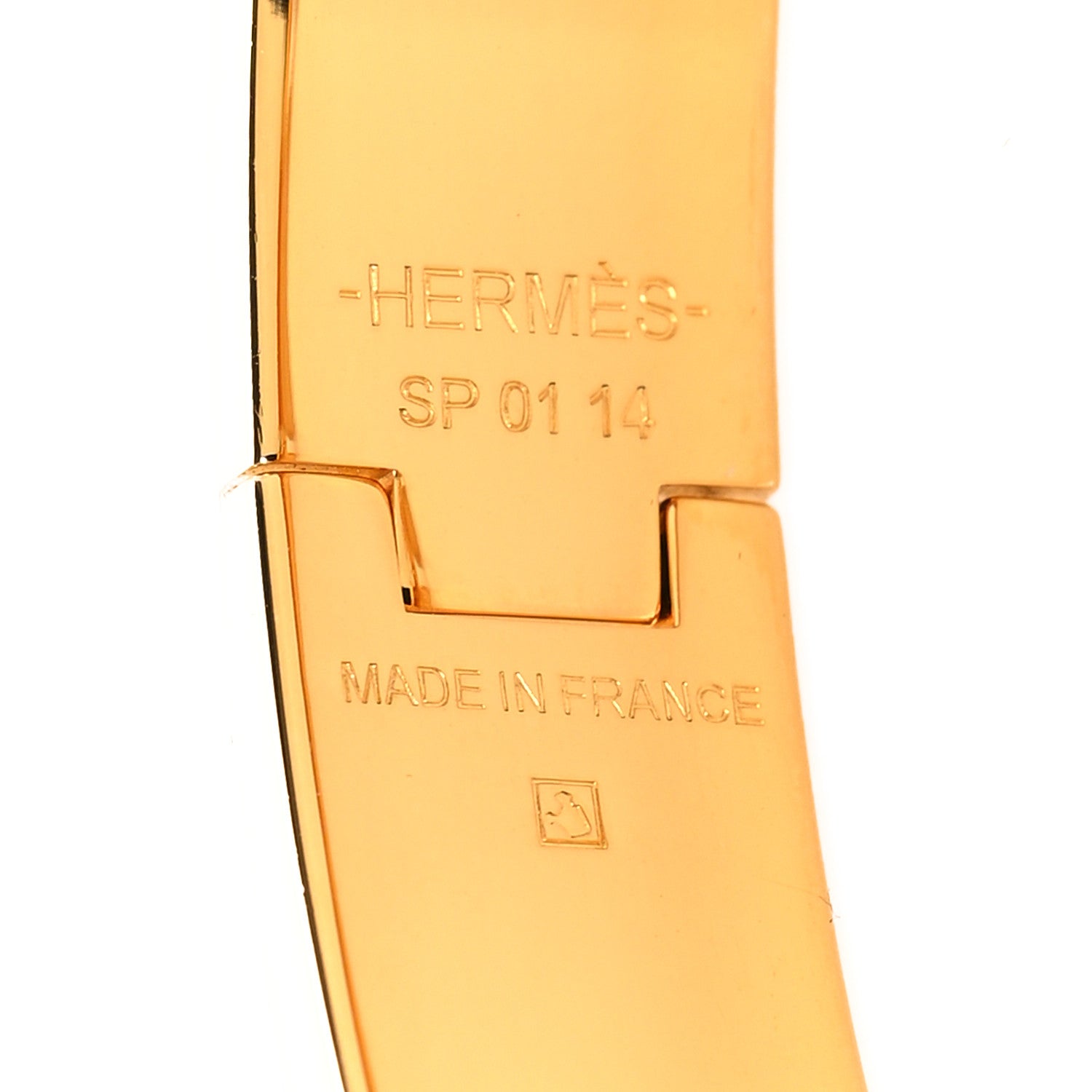 Hermes Enamel Narrow Clic Clac H Bracelet PM Bleu Cielo 4 of 5