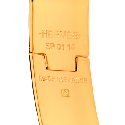 Hermes Enamel Narrow Clic Clac H Bracelet PM Bleu Cielo 4 of 5