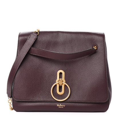 Mulberry Natural Grain Amberley Satchel Oxblood 1 of 9