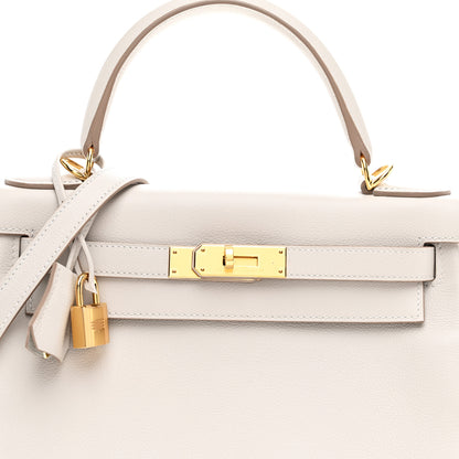 Hermes Evercolor Kelly Retourne 28 Gris Perle 9 of 12
