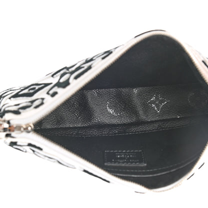 Louis Vuitton X UF Tufted Monogram Pochette Accessories White Black 6 of 7