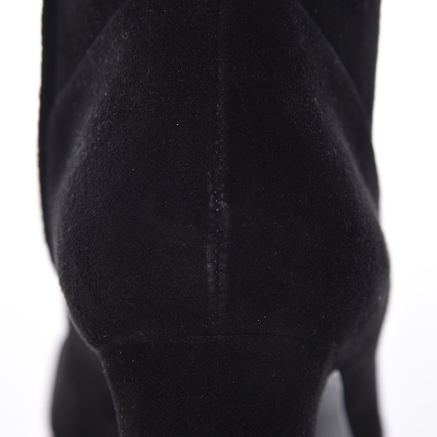Velvet Goatskin Permabrass Cap Toe Lindsay Ankle Boots 35 Black