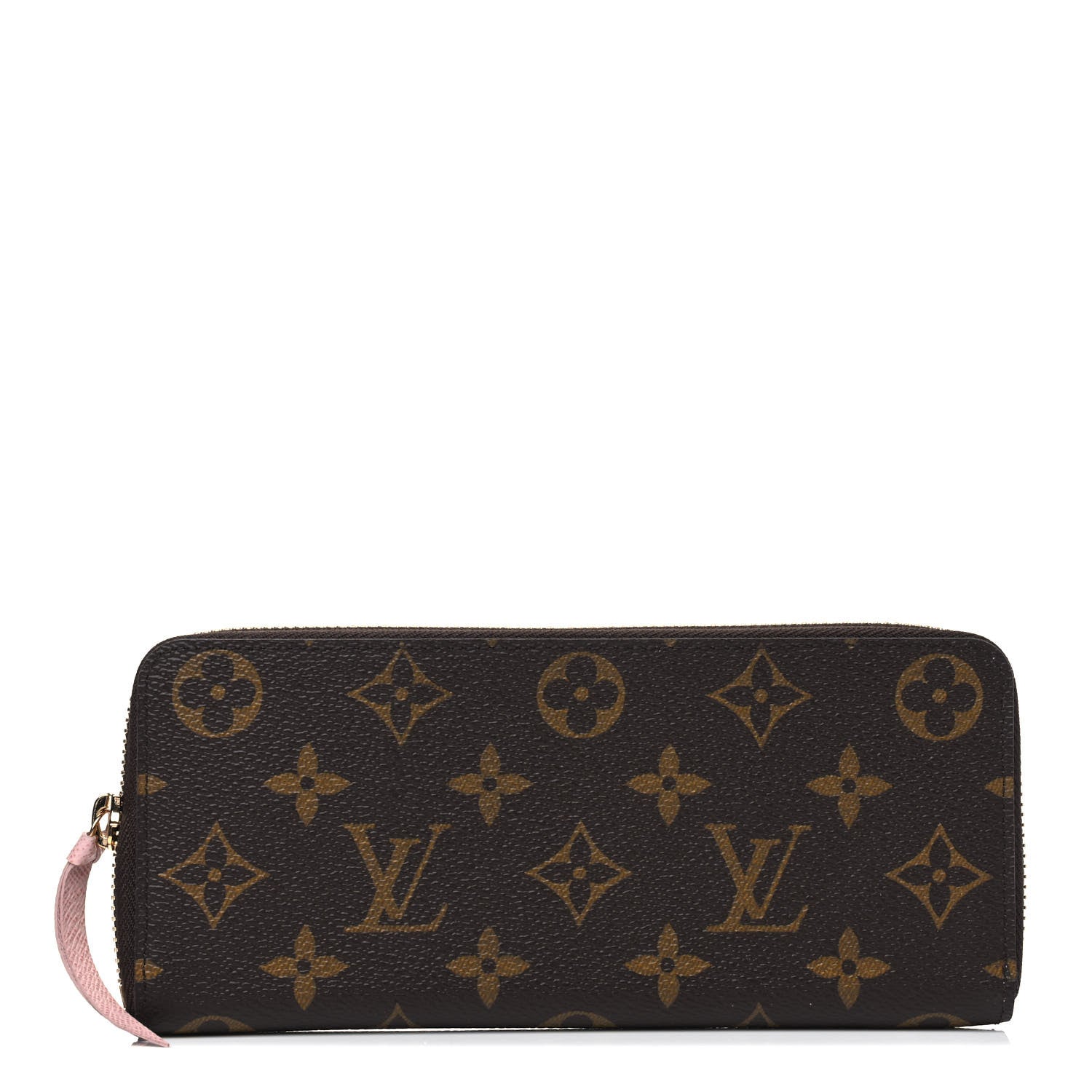 Louis Vuitton Monogram Clemence Wallet Rose Ballerine 1 of 4