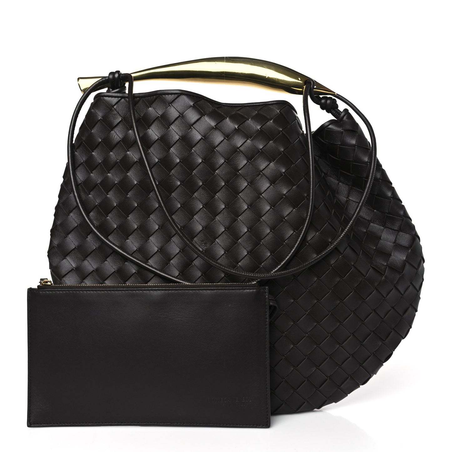 Nappa Intrecciato Medium Sardine Bag Fondant