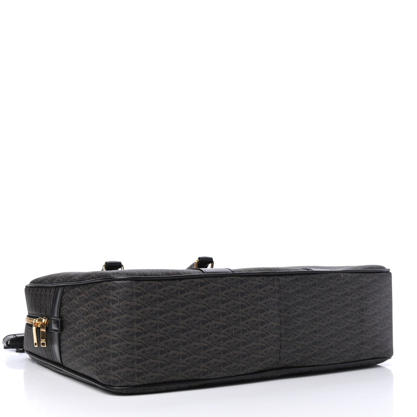 Toile Classic Monogram Rodeo Briefcase Black