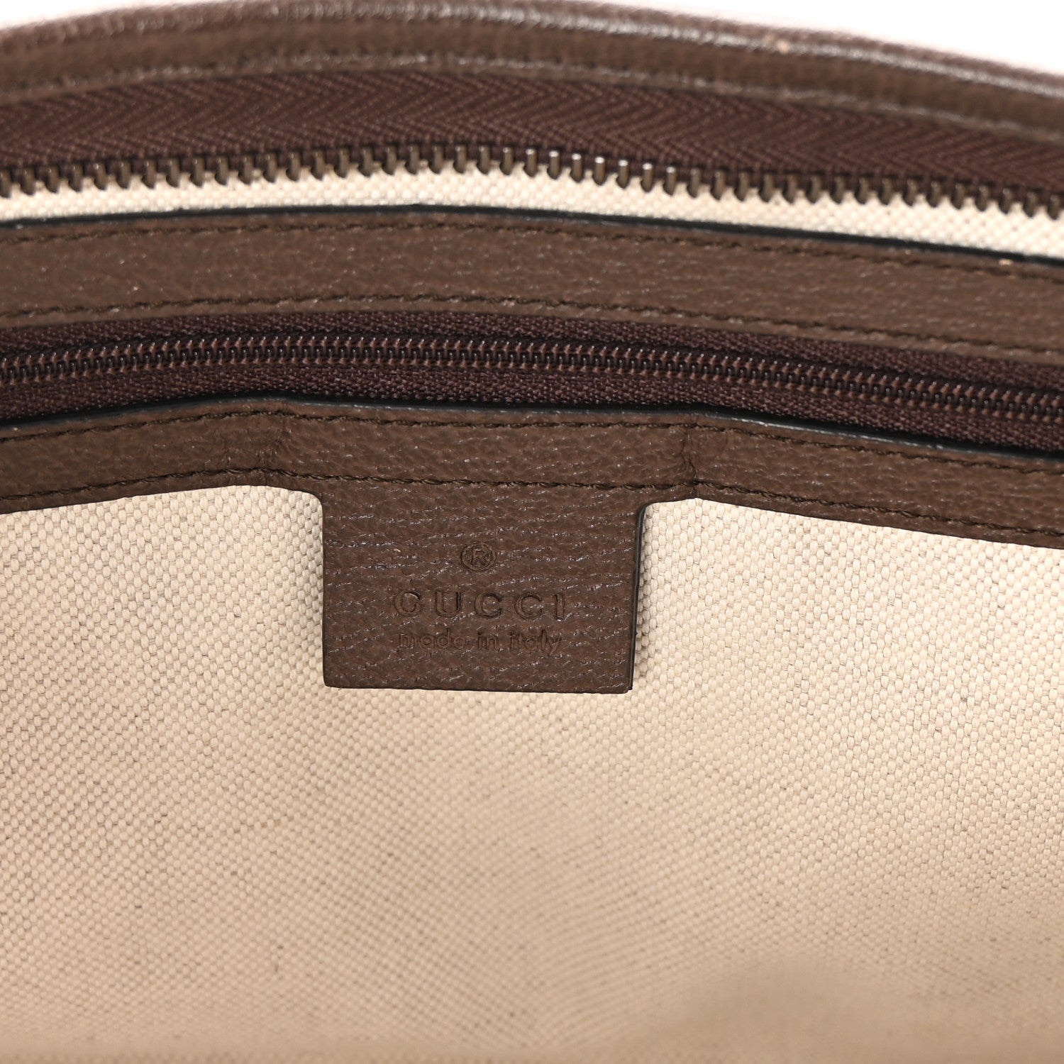 Gucci GG Supreme Monogram Web Ophidia GG Toiletry Case Beige New Acero 6 of 6
