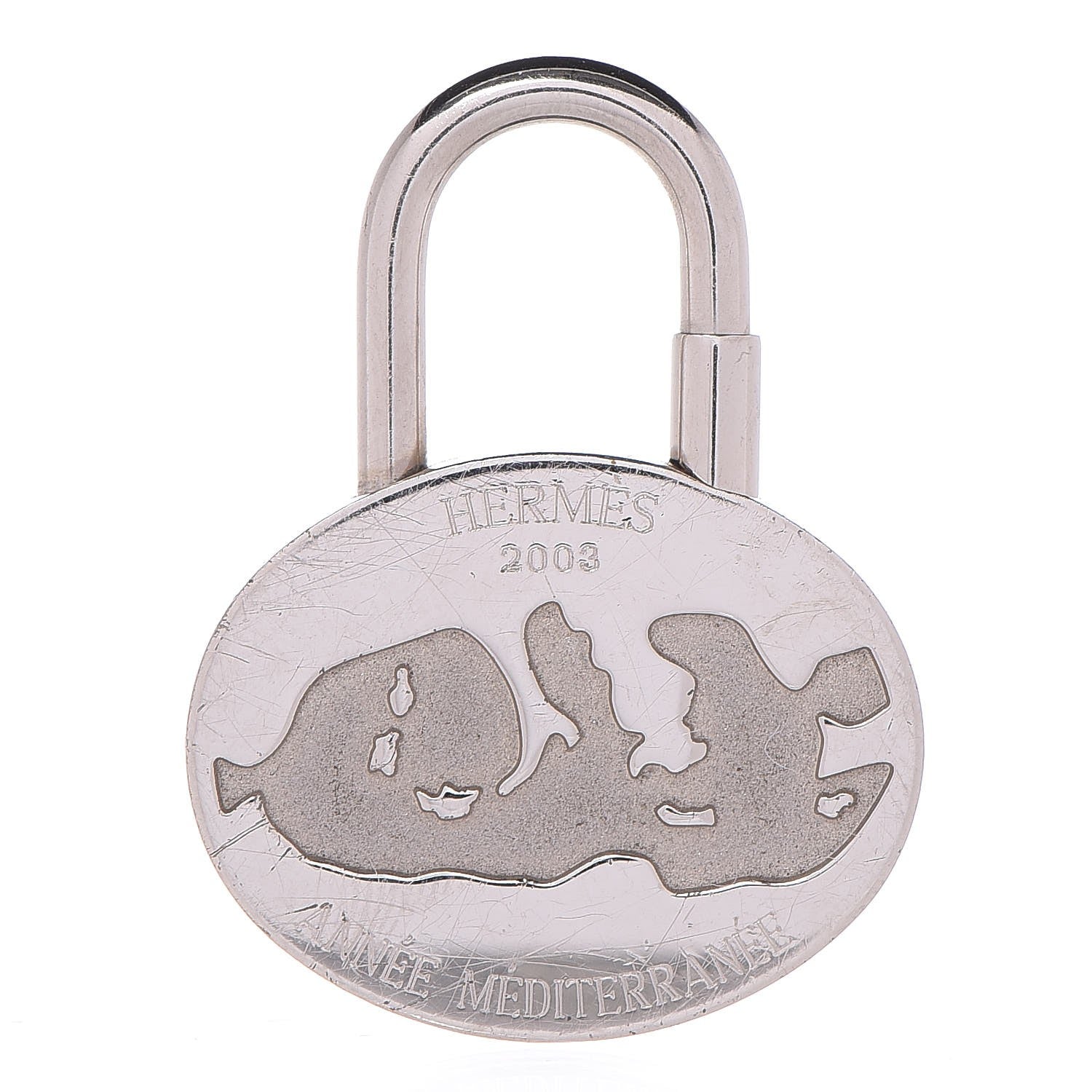 Hermes Palladium Annee Mediterranee Cadena Lock 1 of 4