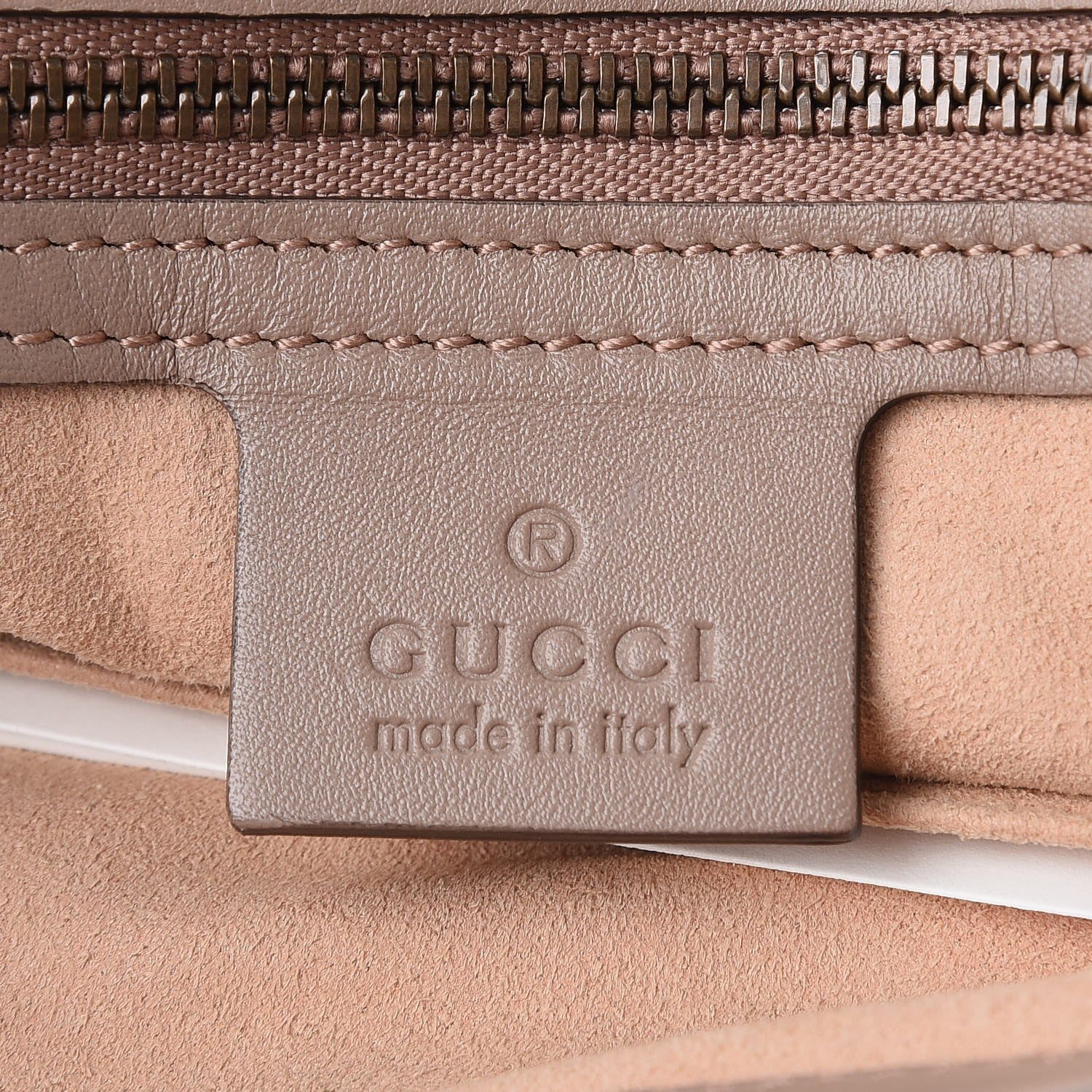 Gucci Calfskin Matelasse Medium GG Marmont Shoulder Bag Porcelain Rose 6 of 10