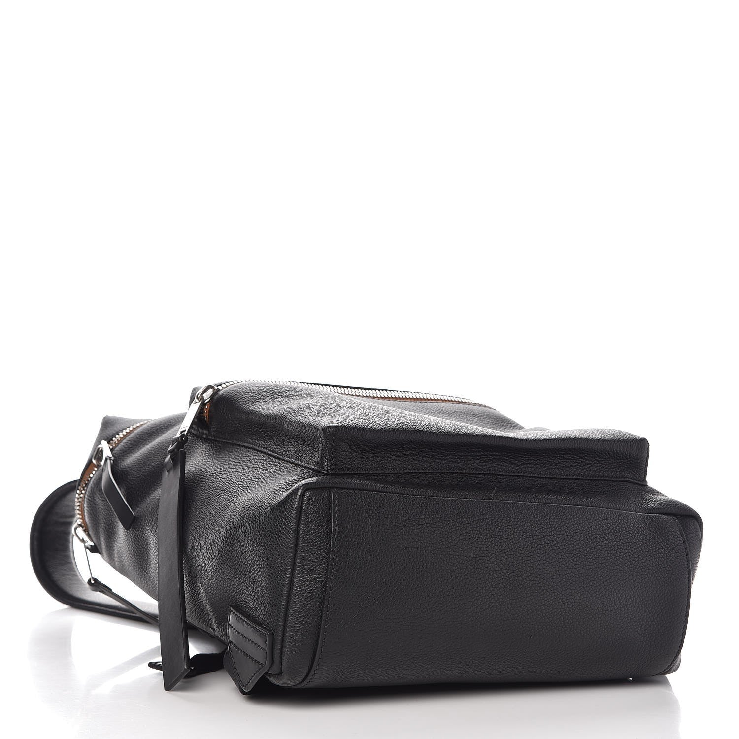 Burberry Calfskin Zip-Top Backpack Black 4 of 8