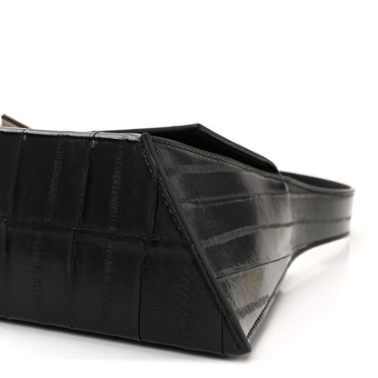 Salvatore Ferragamo Eel Medium Geometric Prisma Shoulder Bag Black 17 of 17