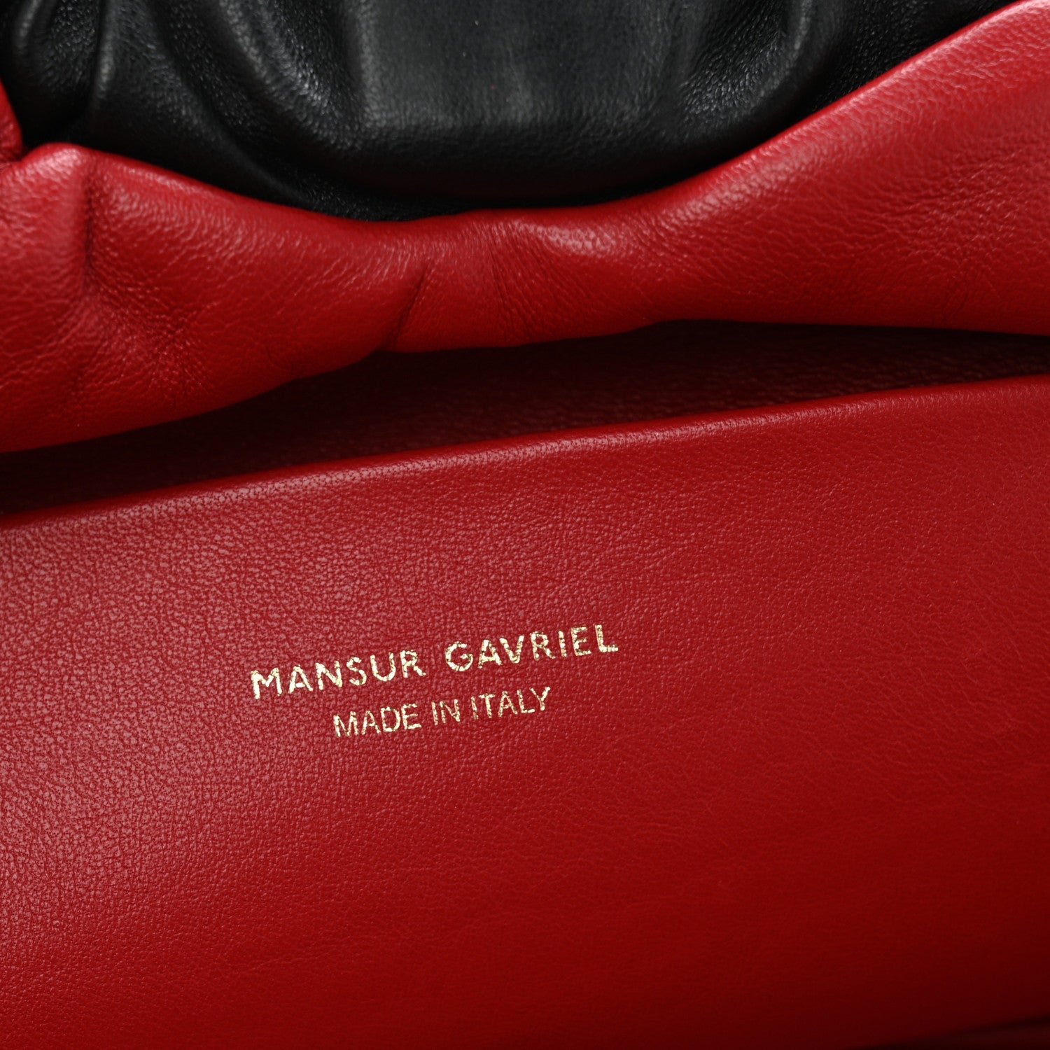 Mansur Gavriel Lambskin Cloud Clutch Black 6 of 12