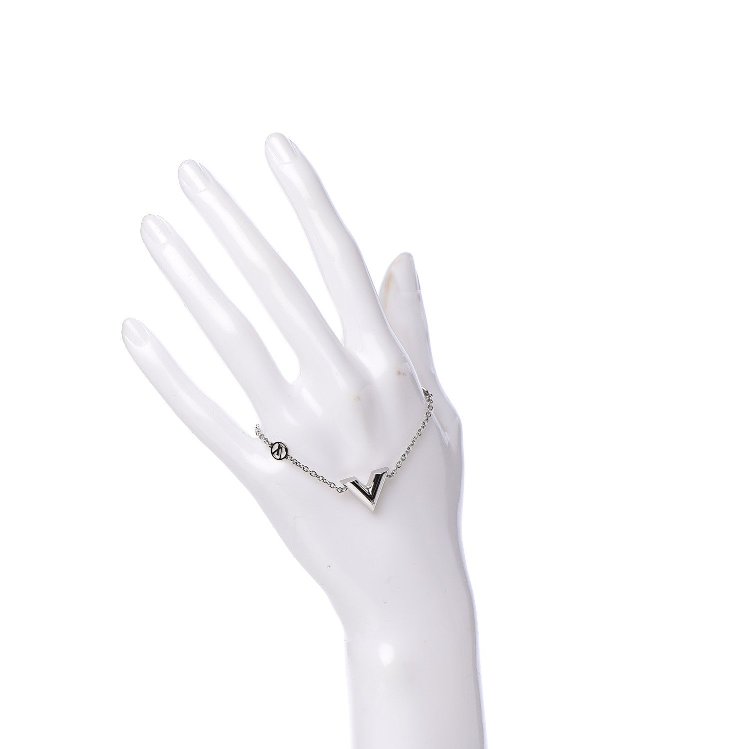 Louis Vuitton Essential V Supple Bracelet Silver 2 of 6