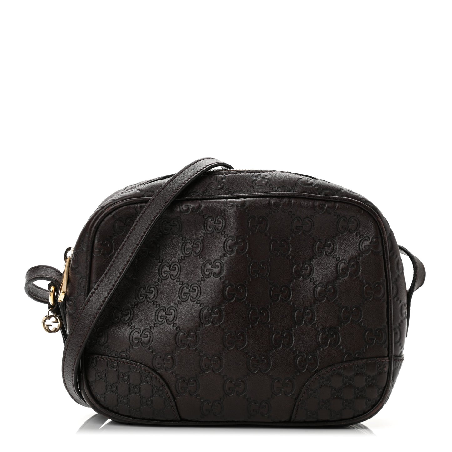 Guccissima Mini Bree Messenger Bag Chocolate