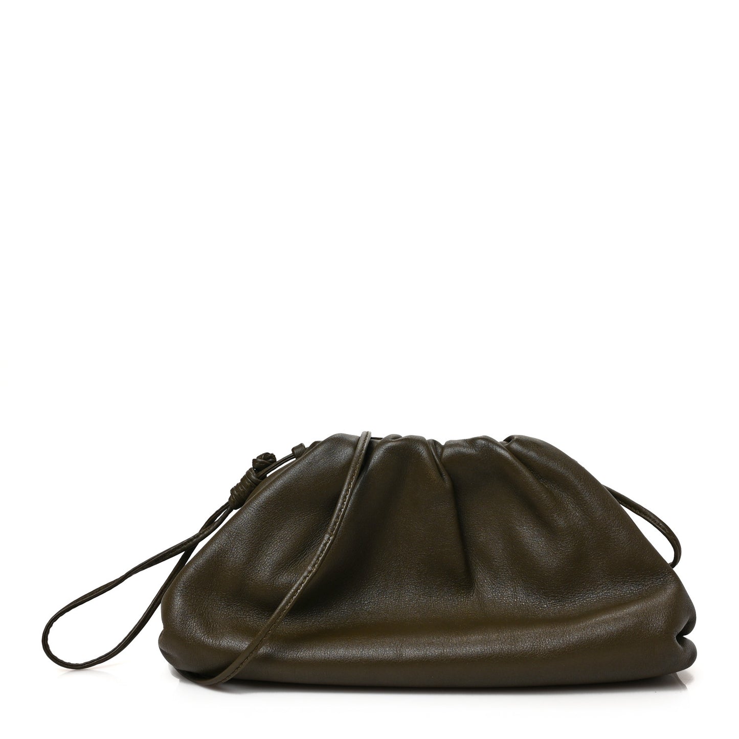 Butter Calfskin The Mini Pouch Kaki Fondente