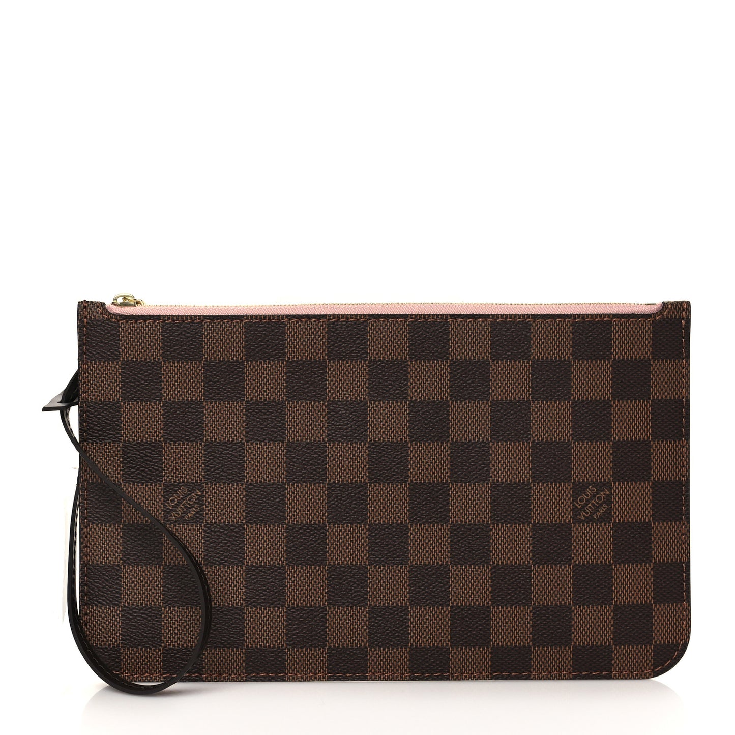 Damier Ebene Neverfull MM GM Pochette Rose Ballerine