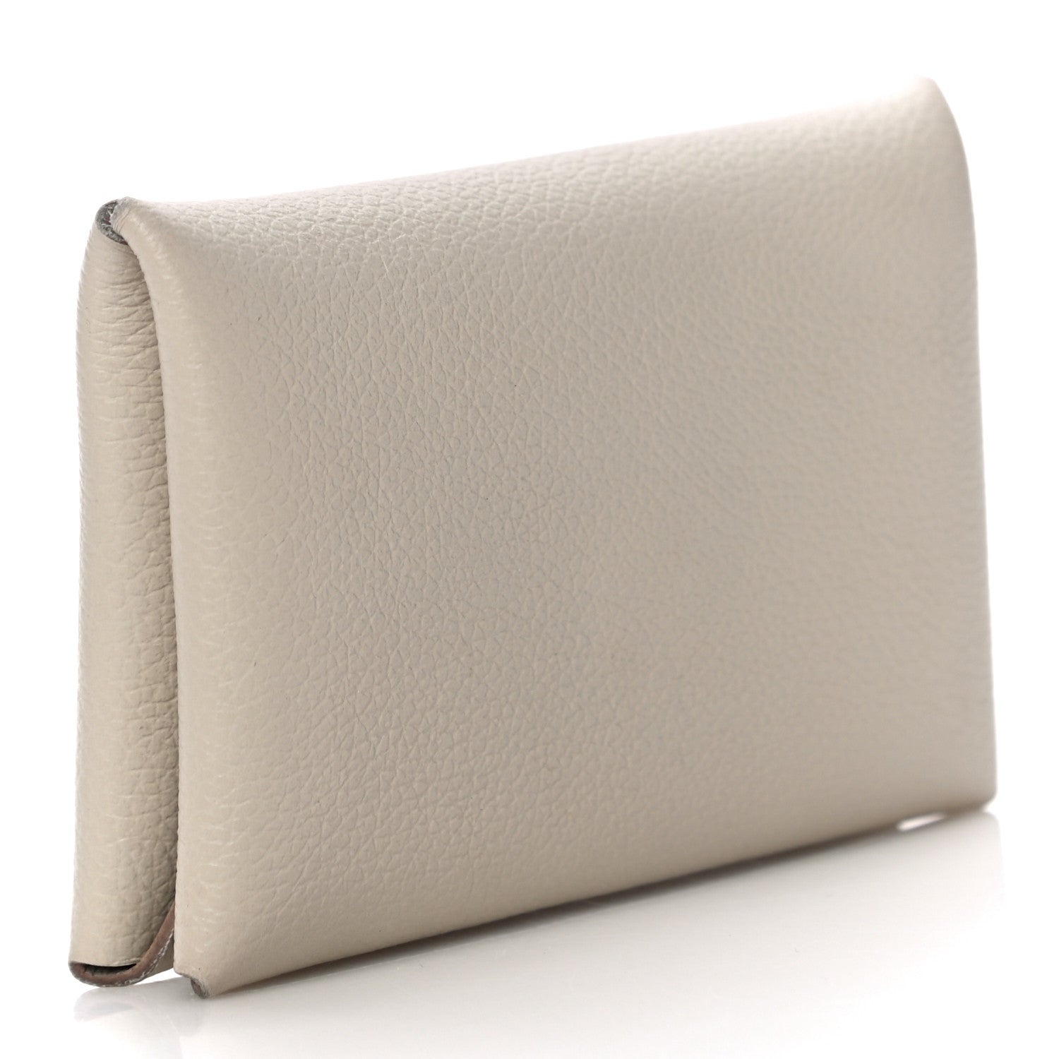 Hermes Evercolor Calvi Card Case Gris Perle 3 of 10