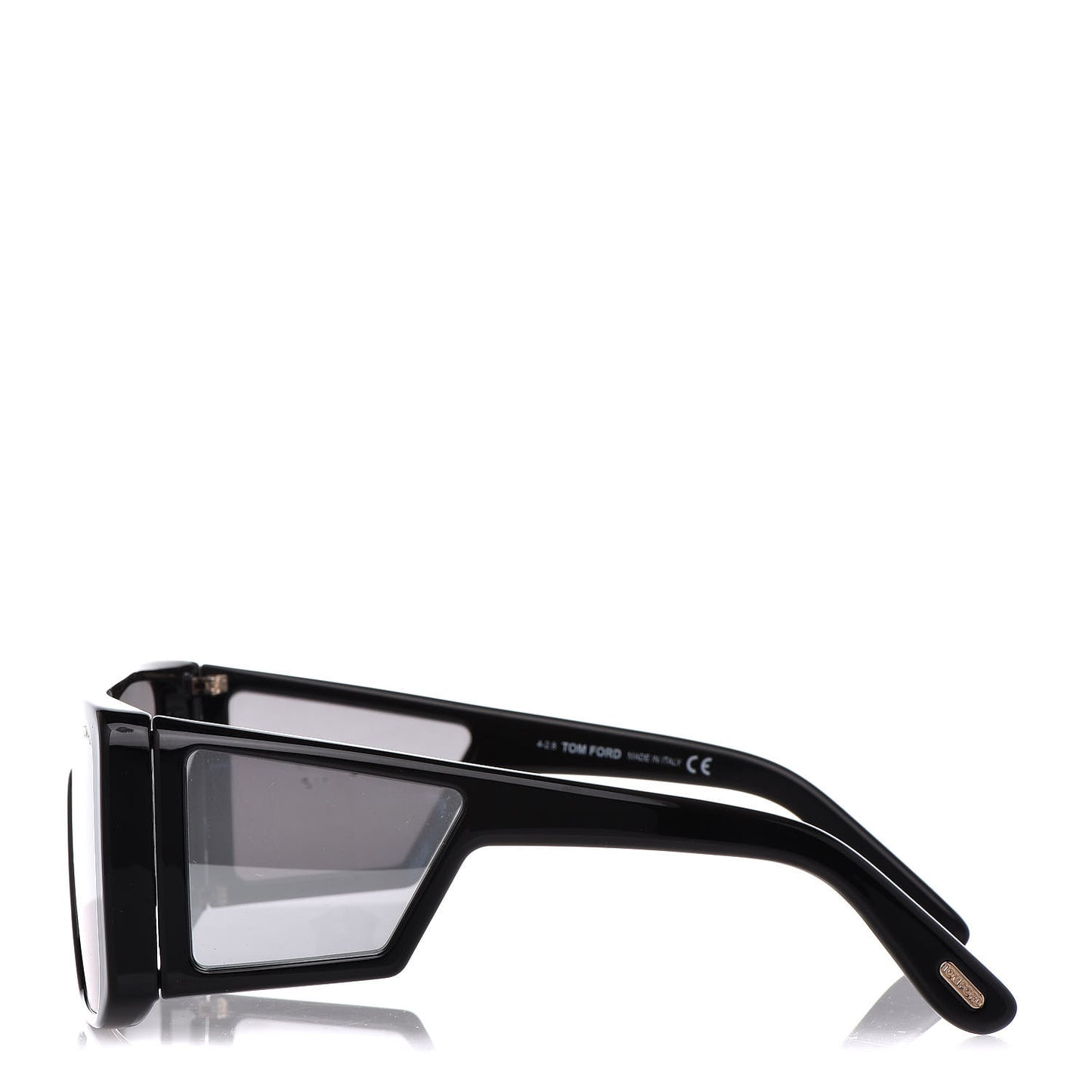 Square Atticus Sunglasses TF710 Black Smoke