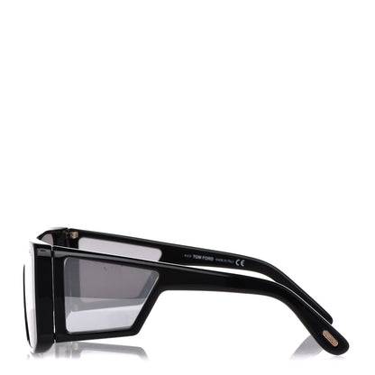 Tom Ford Square Atticus Sunglasses TF710 Black Smoke 3 of 8