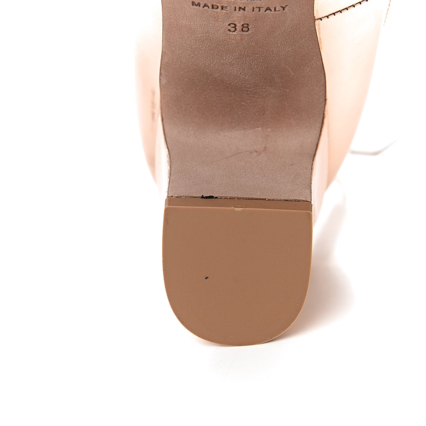 Metallic Nappa Tan-Go Mary Jane 60mm Pumps 38 Soft Noisette