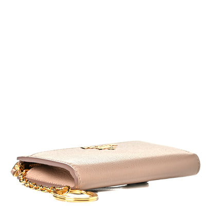 Prada Vitello Daino Zip Around Keychain Sughero 3 of 5