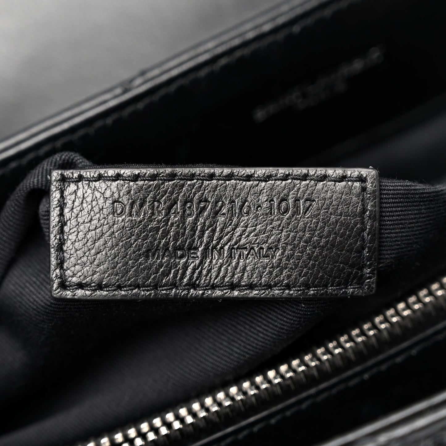 Calfskin Y Quilted Monogram Medium Loulou Chain Satchel Black