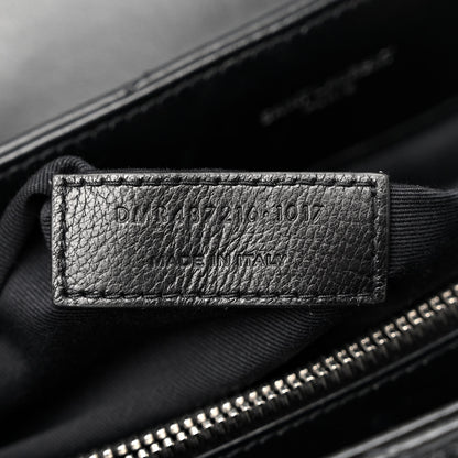 Saint Laurent Calfskin Y Quilted Monogram Medium Loulou Chain Satchel Black 8 of 12
