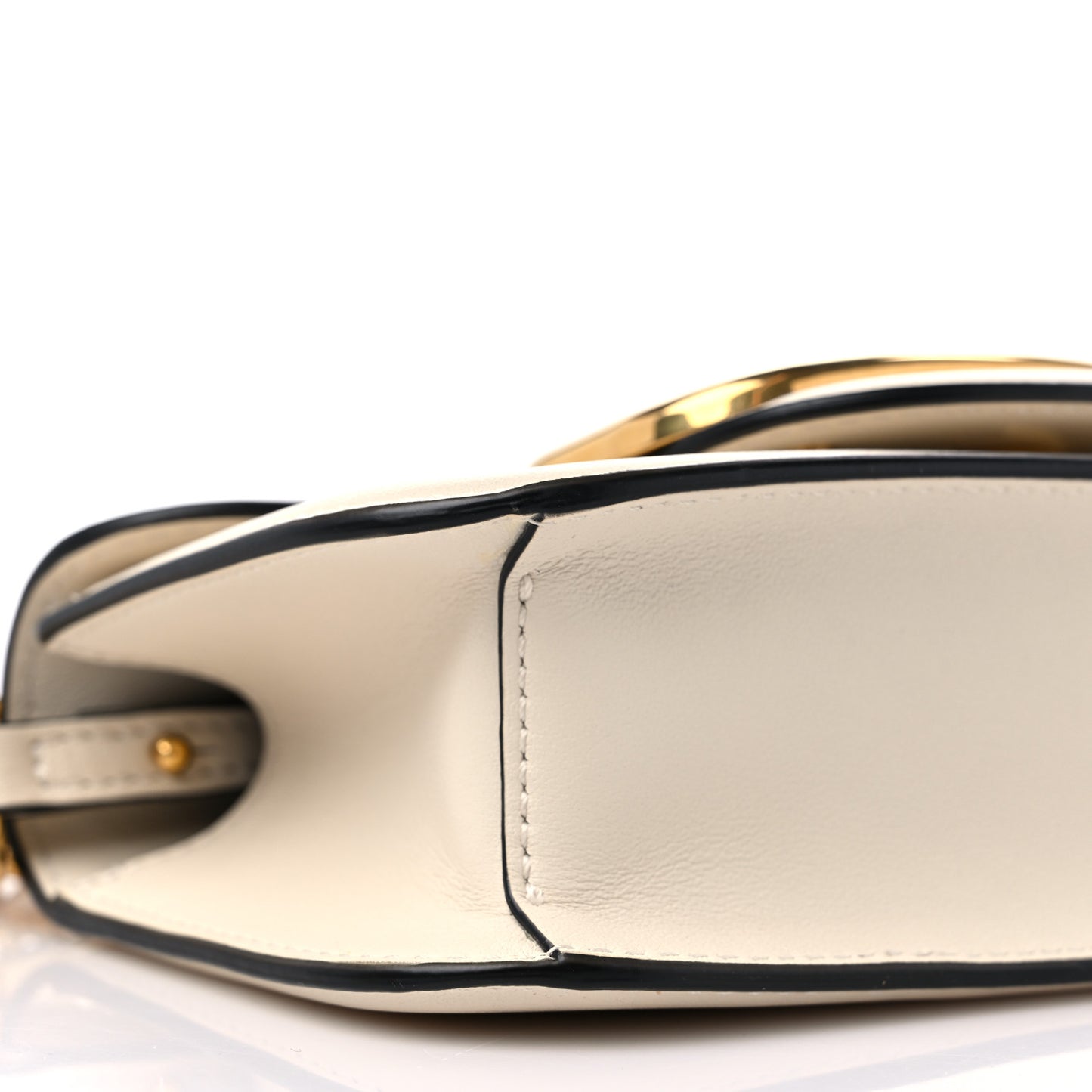 Calfskin VLogo Small Loco Shoulder Bag Light Ivory