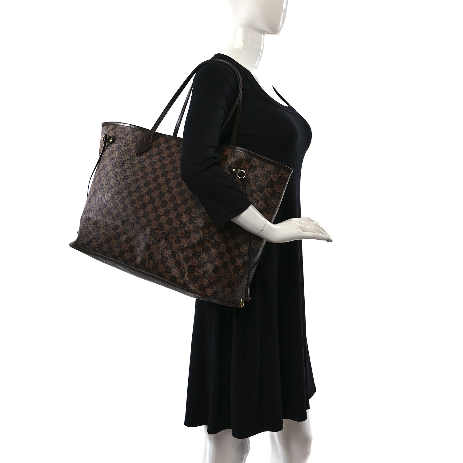 Louis Vuitton Damier Ebene Neo Neverfull GM 2 of 20