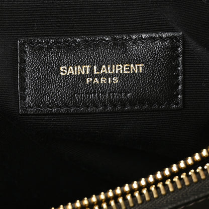 Saint Laurent Calfskin Y Quilted Monogram Medium Loulou Chain Satchel Military Olive 7 of 7